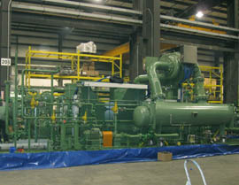 Compressor Package during Production