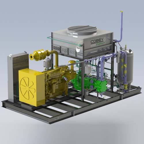 Cobey Energy CNG Compressor CADD Model